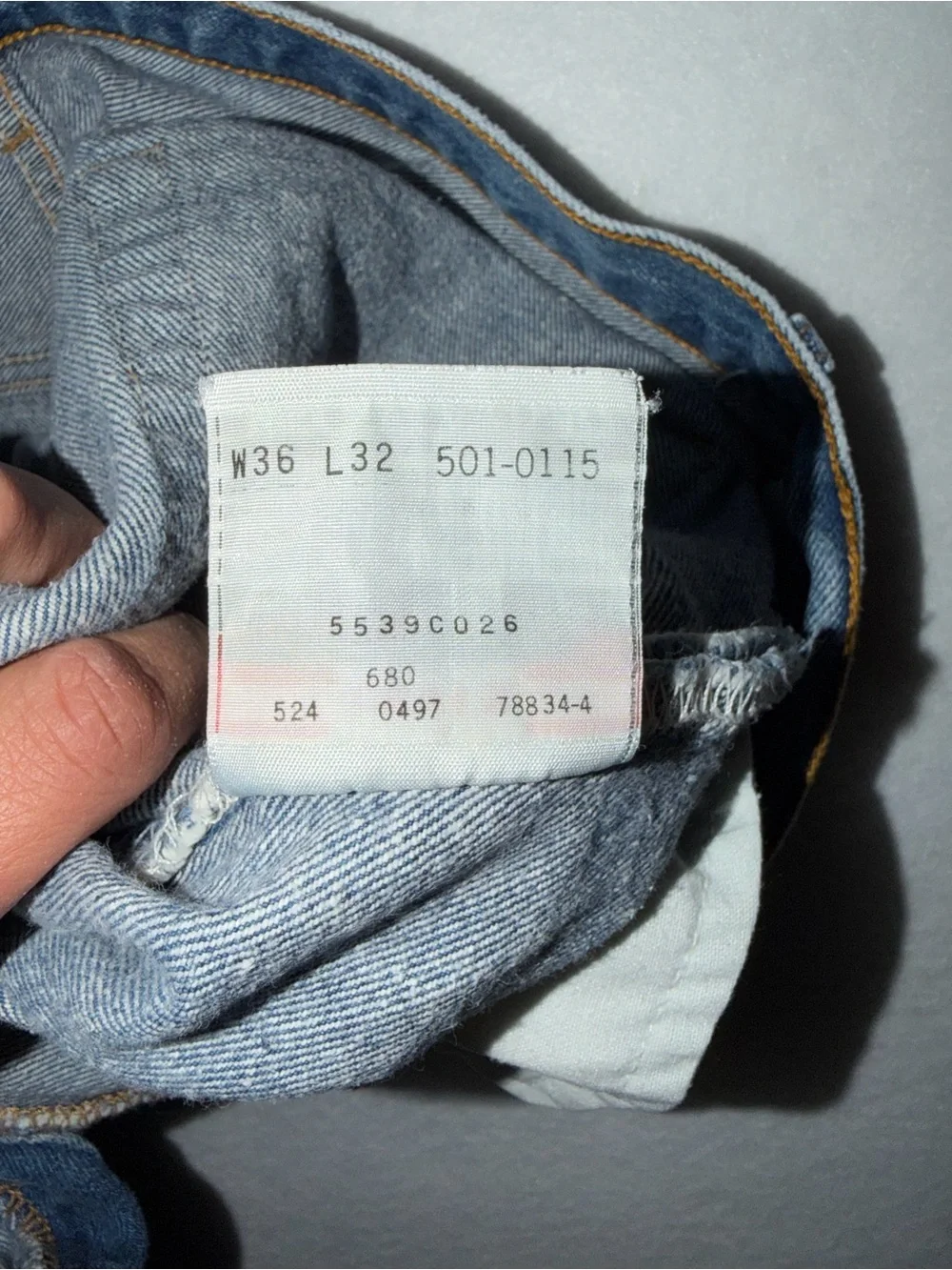 VTG 501 1997 Levi's Men's Medium Blue Relaxed Denim Jeans